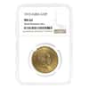 1915 10 Pesos Jose Marti Gold Coin NGC MS 62