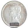 1915-1916 Portugal 1 Escudo Silver Coin AU (Random Year)