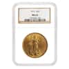 1915 $20 Gold Saint Gaudens Double Eagle Coin NGC MS 63