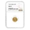 1915 2 Pesos Jose Marti Gold Coin NGC MS 62