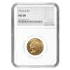 1916 S $5 Indian Head Half Eagle Gold Coin NGC AU 58