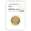 1917 Mexico 20 Pesos Gold Coin NGC MS 63