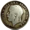 1920-1922 0.2273 oz Great Britain 1/2 Crown Silver Coin Avg Circ (Random Year)