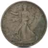 1920-S Walking Liberty 90% Silver Half Dollar 50C AU