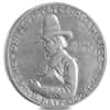 1920 Pilgrim Silver Half Dollar 50C Commemorative Coin Cleaned