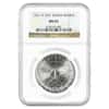 1921 AT Russia USSR 1 Rouble Silver Coin NGC MS 65