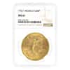 1921 Mexico 50 Pesos Gold Coin NGC MS 61