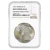 1921 Morgan Silver Dollar $1 NGC MS 63 Mint Error (Obverse Struck Thru)