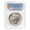 1921 Peace Silver Dollar $1 High Relief PCGS AU Detail