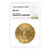 1922 Mexico 50 Pesos Gold Coin NGC MS 62+