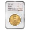 1924 $20 Gold Saint Gaudens Double Eagle Coin NGC MS 65+
