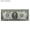 1928 $100 Federal Reserve Note United States AU/CU