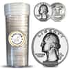 1932-1964 $10 Face Value Proof Washington Quarters 90% Silver 40-Coin Roll (Random Year)