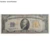 1934 $10 Silver Certificate Currency Note North Africa Gold Seal Avg Circ