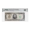 1934 A $1000 Federal Reserve Currency Note Philadelphia PMG VF 30 (Stained)
