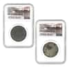 1935 (AH 1354) Saudi Arabia Silver Riyal SS John Barry Shipwreck NGC Genuine (Struck in Philadelphia)
