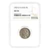 1937 D 3 Legs Buffalo Nickel 5C NGC AU 55