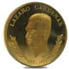 1977 Mexico Lazaro Cardenas 40th Anniv of Energy Reform Gold Medal AGW 1.2057 oz (Scruffy)