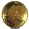 1977 Mexico Lazaro Cardenas 40th Anniv of Energy Reform Gold Medal AGW 1.2057 oz (Scruffy)