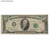 1950 $10 Federal Reserve Currency Note United States Cull