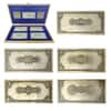 1952 Israel Bank Leumi Sterling Silver 5-Banknote Set ASW 8.9 oz (w/Box & COA)