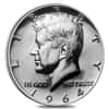 1964 Accented Hair Kennedy Half Dollar 90% Silver Proof Coin