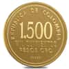 1973 Colombia Gold Museum of Bogota 1500 Pesos Proof Gold Coin AGW .5527 oz