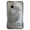 1974 1 oz MEM Mother's Day Vintage Swan Silver Bar with Diamond Insert