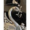 1974 1 oz MEM Mother's Day Vintage Swan Silver Bar with Diamond Insert