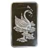 1974 1 oz MEM Mother's Day Vintage Swan Silver Bar with Diamond Insert