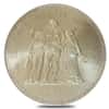 1974-1979 France 50 Francs Hercules Silver Coin AU/BU ASW .8682 oz