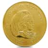 1974 (2031) Nepal Indian Rhino Conservation 1,000 Rupees Gold Coin BU AGW .9676 oz