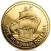 1975 Barbados The English Ship 350th Anniversary Gold Coin BU/Proof
