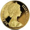 1975 Bermuda $100 Royal Visit Gold Coin BU/Proof