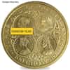 1976-1977 Turks & Caicos Islands 100 Crowns Gold Coin BU (Random Year)
