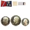 1976-S Bicentennial Silver Proof 3-Coin Set (Styrofoam, Booklet, w/COA)