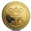 1980 Russia 1 oz Gold Moscow Olympics Andrei Sakharov Commem Medal