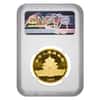 1982 1 oz Chinese Gold Panda NGC UNC Details