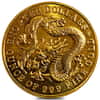 1984 1 oz Singapore Gold Dragon Coin