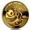 1984 1/2 oz Chinese Gold Panda 50 Yuan BU (Sealed)