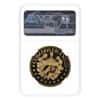 1985 1 Peso Cuba Exile Fantasy Souvenir Long Neck Gold Coin NGC PF 64 UCAM