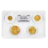 1986 1.85 oz Gold American Eagle 4-coin Set PCGS MS 69 Multi Holder
