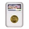1986 1/4 oz $10 Gold American Eagle NGC MS 69 Mint Error (Obv Struck Thru)