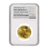 1986 1/4 oz $10 Gold American Eagle NGC MS 69 Mint Error (Obv Struck Thru)