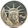 1986 1 oz MTB Liberty Silver Round .999 Fine