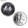 1986 South Korea 10,000 Won 10th Asian Games Silver Coin BU/Proof