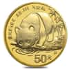 1987 P 1/2 oz Proof Gold Chinese Panda 50 Yuan Coin (Sealed)