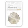 1987 1 oz Mexican Libertad Silver Coin Lettered Edge NGC MS 65