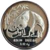 1987 5 oz Chinese Panda Long Beach Expo Proof Silver Medal