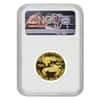 1987 P 1/2 oz $25 Proof Gold American Eagle NGC PF 69 UCAM Mint Error (Obv Struck Thru)